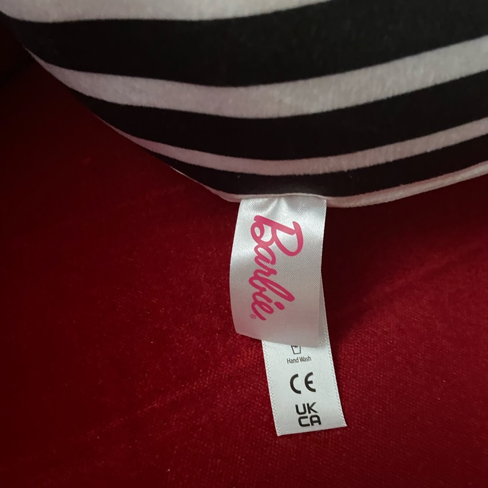 Barbie Plush Pillow Doll in Blonde, Black, White and Pink Accents - Picture 4 of 6